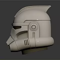 White Tactical Weapon Helmet Featuring Full Face Visor And Military Style Ventilation Design
