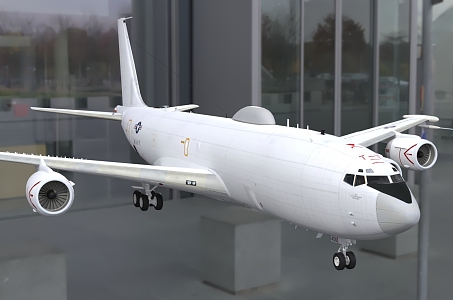 Boeing Civil Aviation Aircraft Passenger Aircraft E6Mercury 3d model