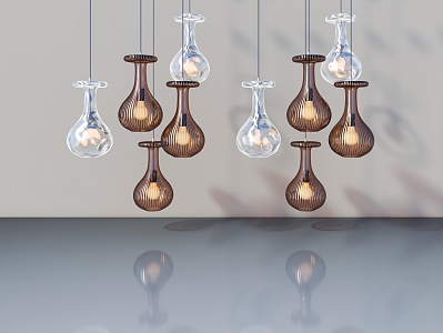 Chandelier ornaments 3d model