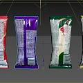 Colorful Assorted Flavors Ice Cream Packaging With Attractive Design And Different Styles