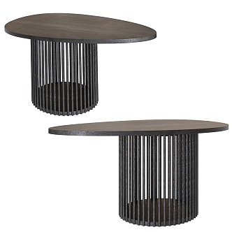 Modern irregular coffee table 3d model