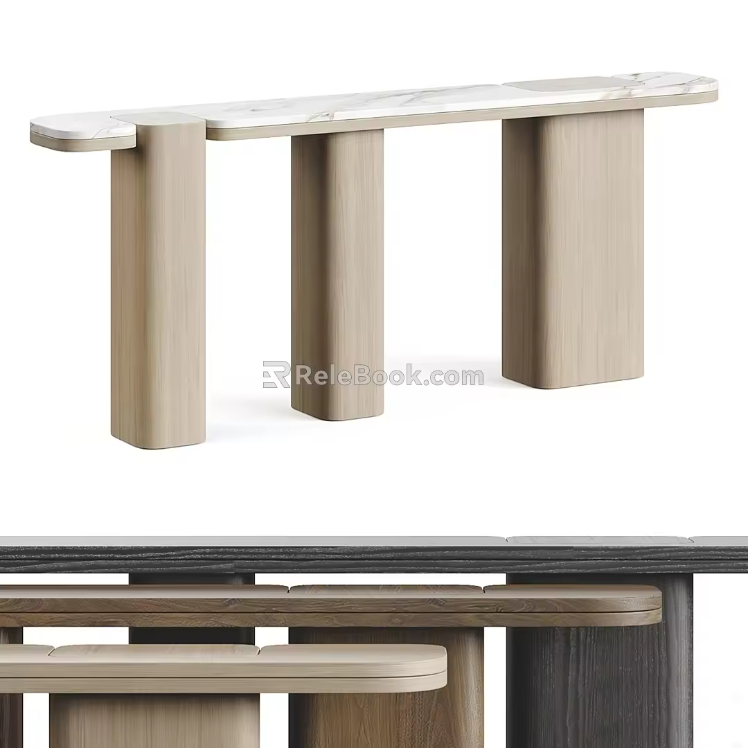 Entrance deck end view deck 3d model