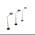 Modern Floor Lamps With Sleek Design Gold Black Silver Finishes And Adjustable Arm Structures