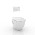 Modern Bathroom Supplies Toilet Smart Toilet Toilet 3d model