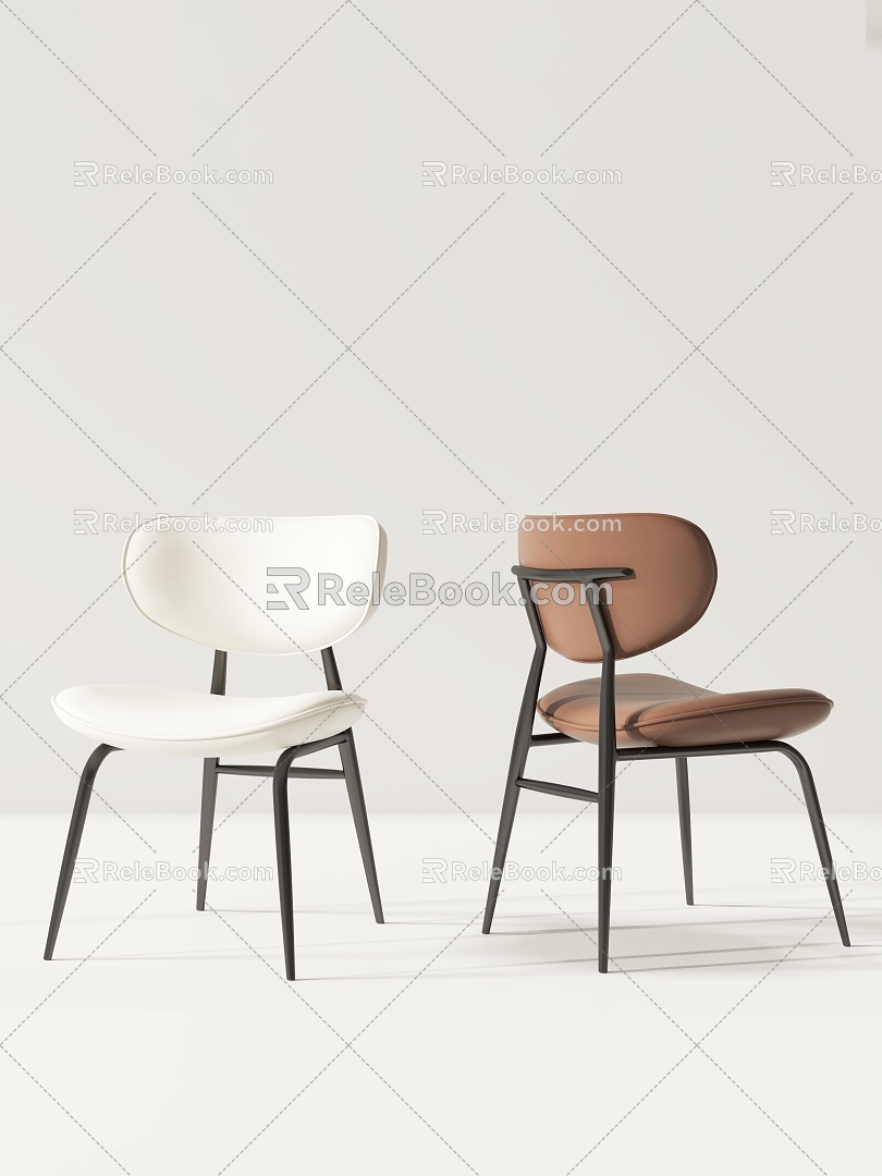 Lounge Chair Dining Chair 3d model