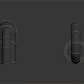 Flexible Industrial Pipes And Connecting Tubes With Curved Straight Sections