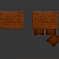 Wooden Chest of Drawers with Multiple Drawers Open Compartments and Metal Handles Design