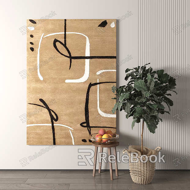 Quiet abstract painting decorative painting model