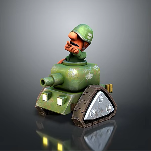 Tank CG Tank Cartoon Tank Animation Tank Toys Tank Military Vehicle 3d model
