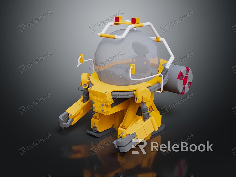 Modern Machine Mech Warrior Mech Soldier Machine Battleguard Mechanical Battleguard model