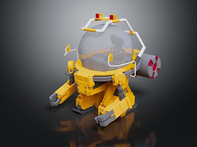 Modern Machine Mech Warrior Mech Soldier Machine Battleguard Mechanical Battleguard 3d model