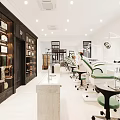 Modern Dental Clinic Interior With Dental Chair Medical Equipment And Certificates On Shelves