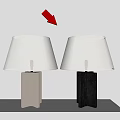 Modern medieval table lamp 3d model