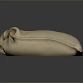 Sack Bag Grain Bag Bundle Sack Bundle Sack Jute Sack 3d model