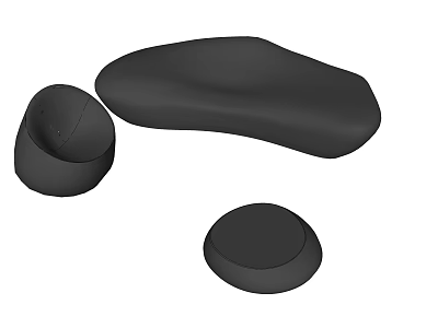 Modern special-shaped sofa special-shaped sofa combination 3d model