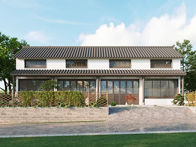 New Chinese Homestay 3d model