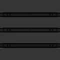Modern Sleek Linear Pendant Lights With Metal Frame For Contemporary Home Interior