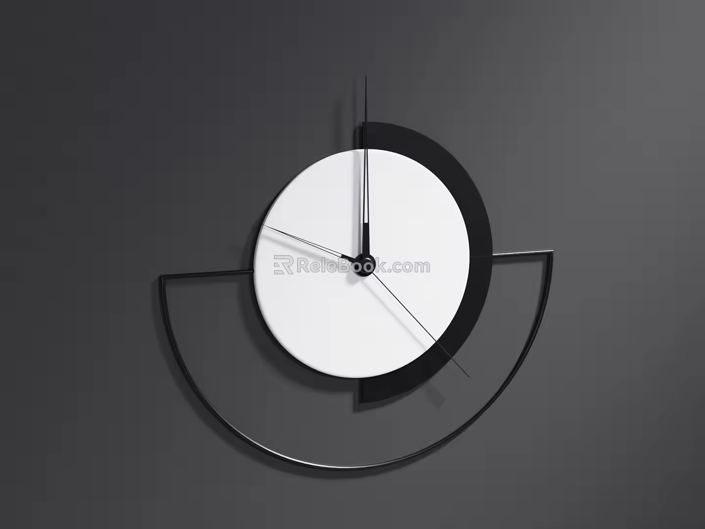Modern Clock 3d model