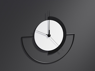 Modern Clock 3d model