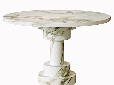 KOTA Dining Table Rock Slab Dining Table Marble Dining Table 3d model