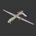 Advanced Space Exploration Drone With Long Wings And Streamlined Body