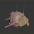 Sci-fi Tank Cartoon Tank Sci-fi Vehicle Sci-fi Vehicle World of Tanks Tank War Anime Tank 3d model