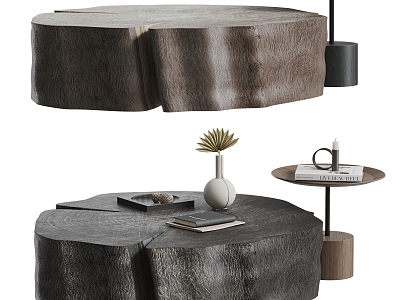 Wind coffee table combination model