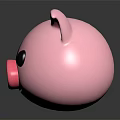 Cute Pink Pig Shaped Decorative Furniture Piece For Home Interior Decoration