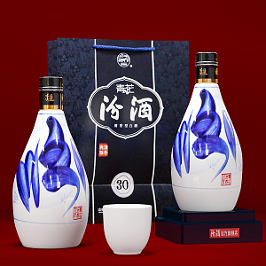 Modern Liquor Famous Liquor Fenjiu 3d model