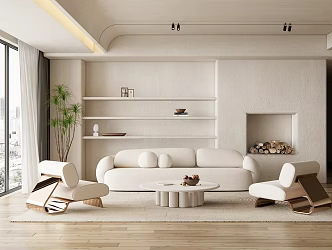 The Silent Living Room 3d model