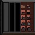 French wardrobe 3d model