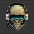 Sci-Fi Helmet Alien Helmet-Helmet High Tech Helmet Game Helmet 3d model