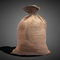 Practical Burlap Sack For Daily Storage With Natural Texture And Drawstring Closure