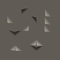Modern wall lamp 3d model