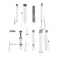 Modern Sleek Shower Head Collection Featuring Various Metal Designs And Installation Styles