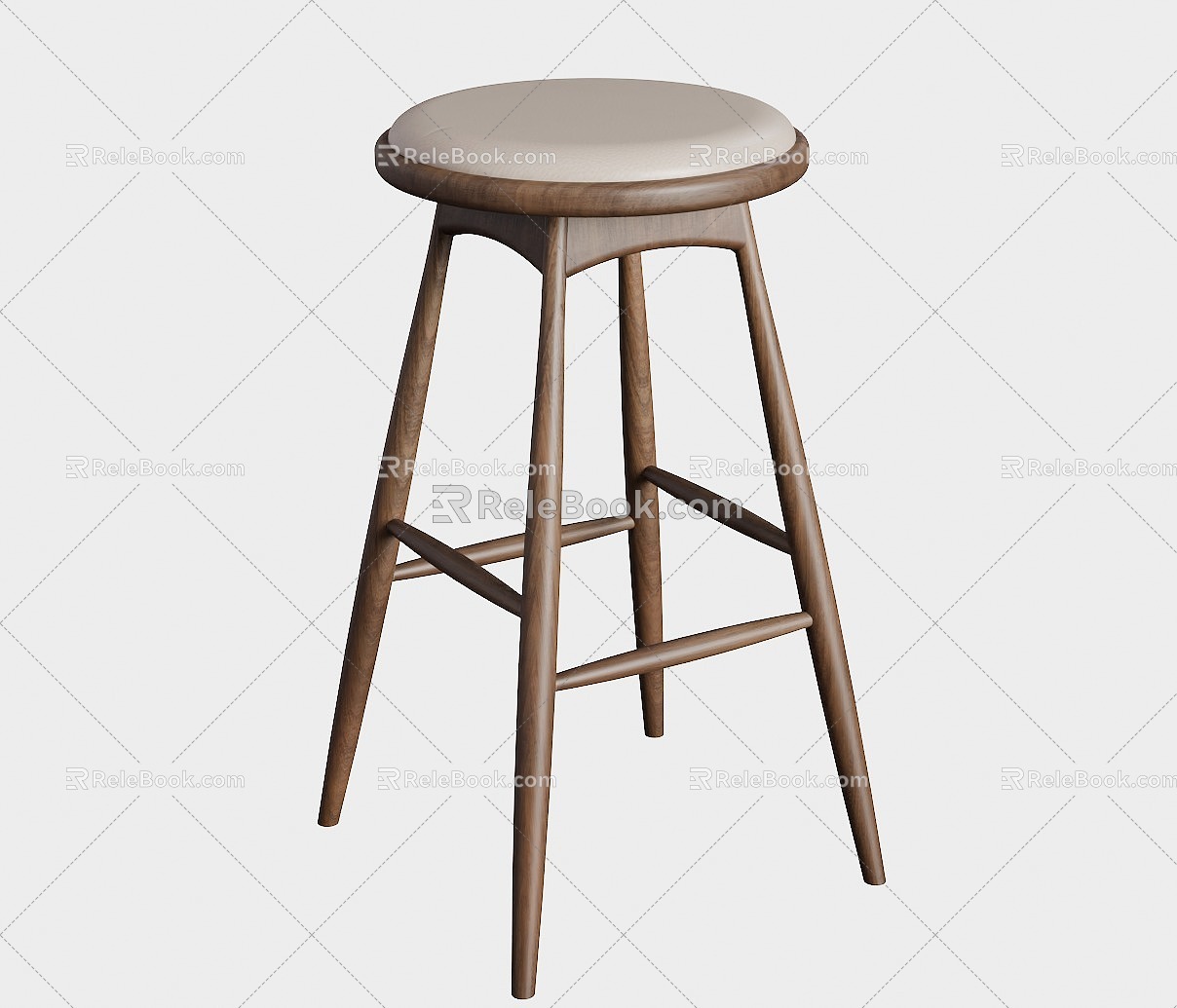 Living Concept bar stool 3d model