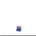 Functional Ice Cream Vending Cart With Pink Blue Striped Canopy Decorative Graphics And Display Window