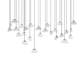 Modern Chandelier Hall Chandelier Glass Chandelier Art Chandelier 3d model
