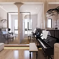 Modern Public Office Area Design With Ergonomic Workstations Natural Lighting And Green Plants