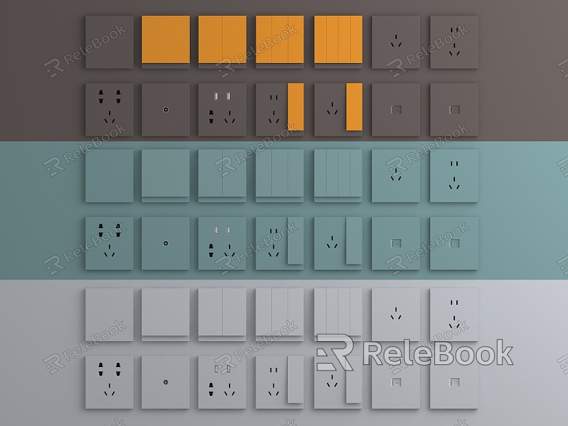 Switch panel socket combination socket model