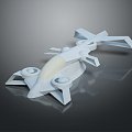 Modern Spaceship Spacecraft Spacecraft 3d model