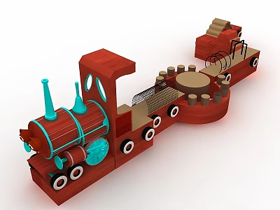 small train 3d model small train 3d model