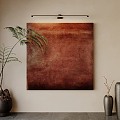 Vintage Silent Wind Hanging Paintings 3d model