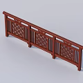3D Model of Guardrail 3d model