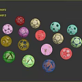 Assorted Soccer Balls As Sports Equipment With Various Colors And Designs