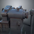 Heavy Duty Industrial Metal Equipment With Control Panel And Hand Wheel Structure