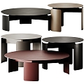 Mingardo modern metal coffee table 3d model