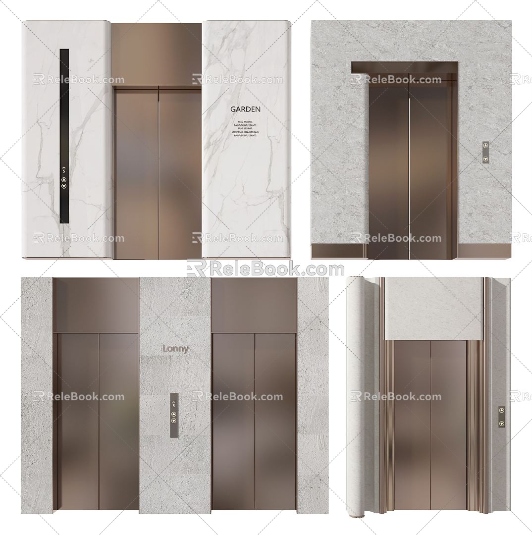 Modern Elevator 3d model