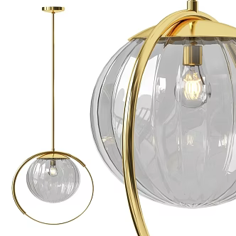 Chandelier Restaurant Chandelier 3d model