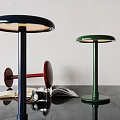 Modern table lamp acrylic color children 3d model